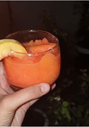 A picture of Peach slush.