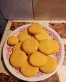 Galletas de limón y harina de maíz