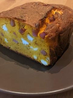 Une photo de Cake butternut jambon feta