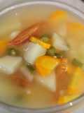Sop kaldu ayam sederhana
