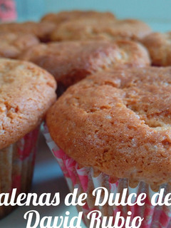 Una foto de Magdalenas de dulce de leche
