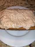 Pumpkin Spice Loaf covered with Cinnamon Icing