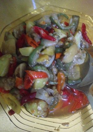 Foto resep Tumis jengkol+terong(#Bikinramadhanberkesan)