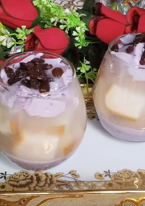 Foto resep 🍮Blackcurrant bread pudding🍮
