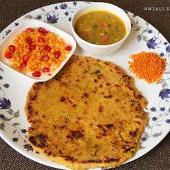 A picture of Raddish Paranthas !! (Mooli ke paranthe).