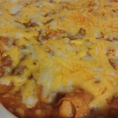 A picture of Ranchero Beef Taco Bake.
