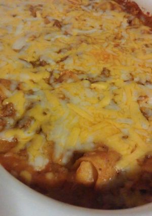 A picture of Ranchero Beef Taco Bake.