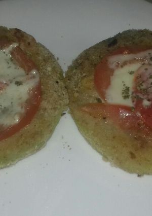 Una foto de Milanesas de calabaza
