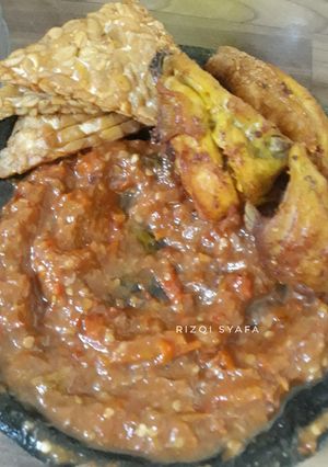 Foto resep Sambel ala mas-mas warung Lamongan