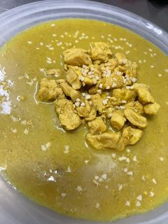 Una foto de Pollo al curry