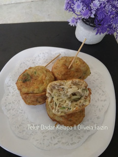 Foto resep Telur Dadar Kelapa