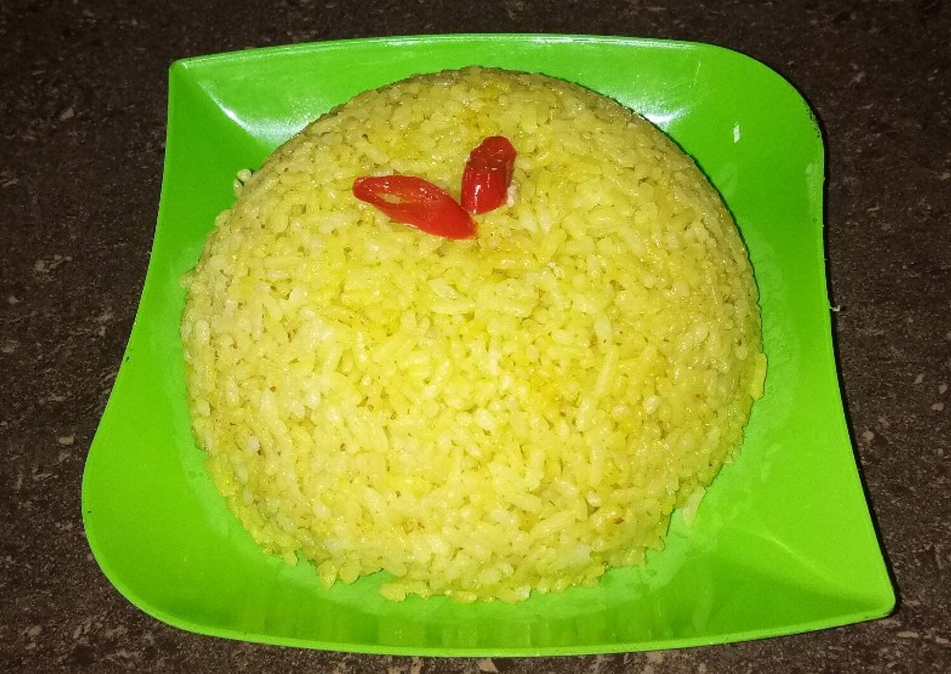 Nasi Kuning anti repot