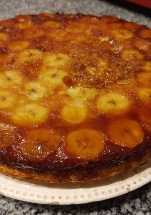 Una foto de Torta rápida de bananas