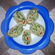 Vegetables steamed egg