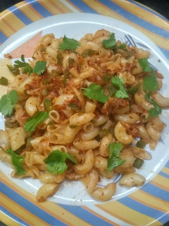 ஸ்பைசி பாஸ்தா (Spicy pasta recipe in tamil) செய்முறை முக்கிய புகைப்படம்