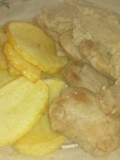 Una foto de Solomillo con salsa de champiñones