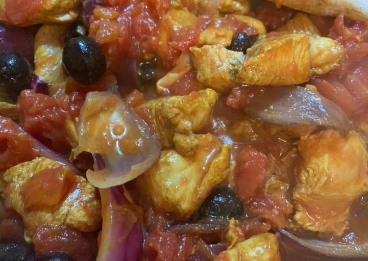 Step-by-Step Guide to Prepare Speedy Morrocan Olive Chicken