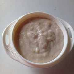 A picture of Baby's pap pudding.