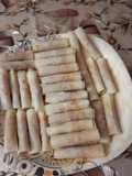 Mini smokey samosa rolls