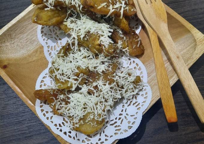 Pisang goreng keju Batam