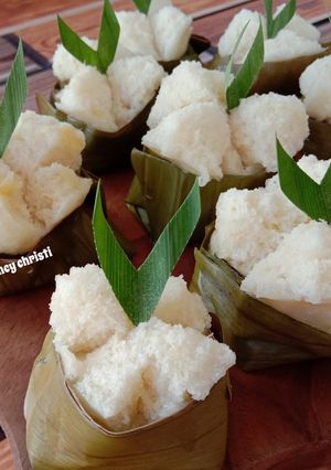 Foto resep Apem tape singkong mekar merekah tanpa ragi