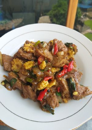 Foto resep Sapi Lada Hitam