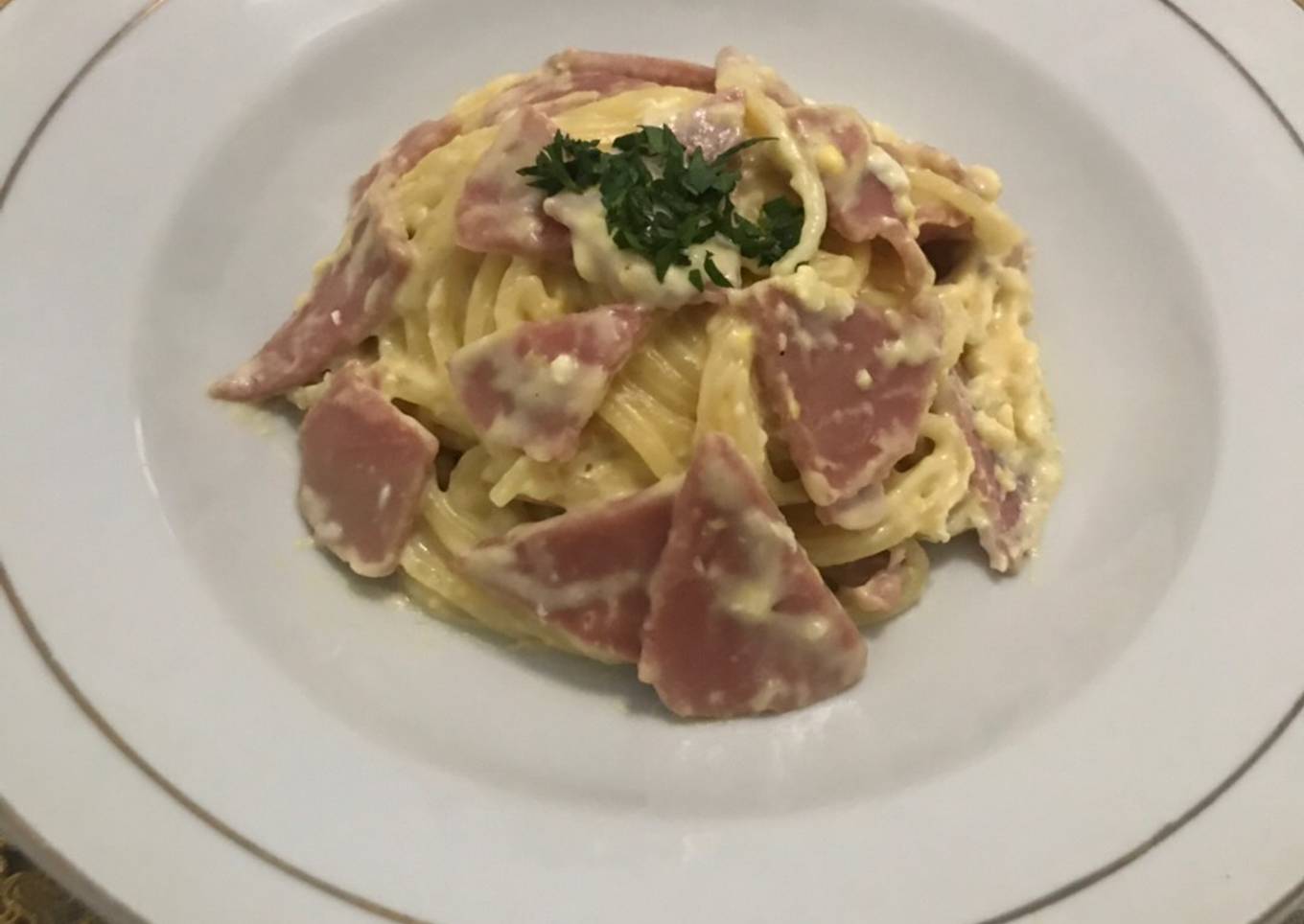 Spaghetti carbonara