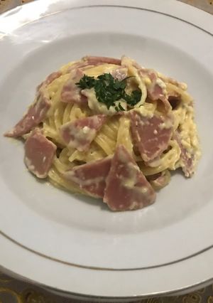 Foto resep Spaghetti carbonara
