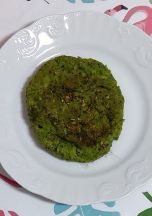 Una foto de Hamburguesa de brócoli 🥦