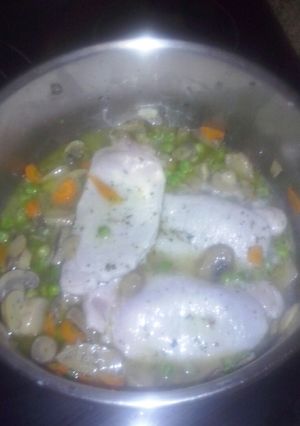 Una foto de Lomo con verduras