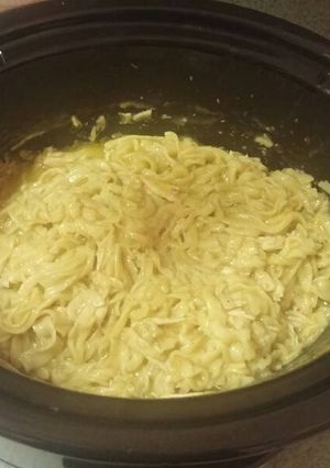 A picture of Chicken egg noodles.