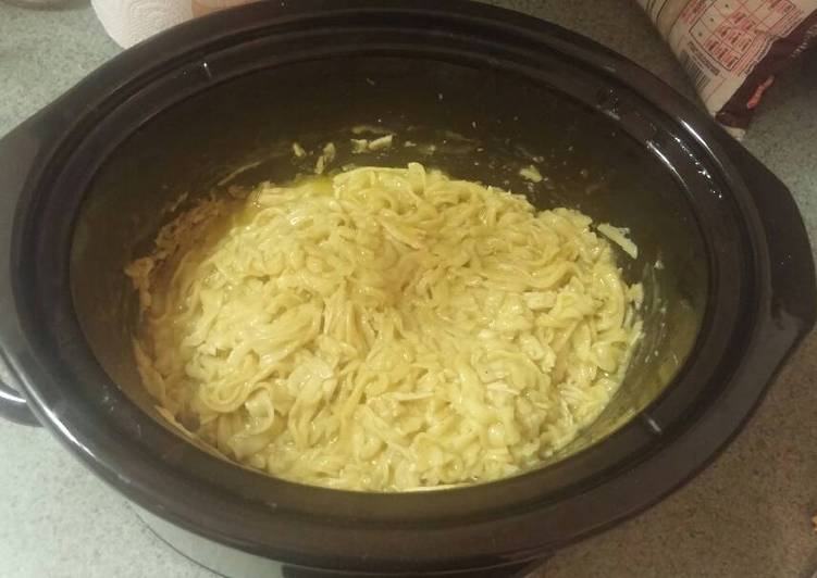 Chicken egg noodles