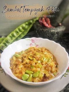 Gambar Sambal Tempoyak Petai#durian