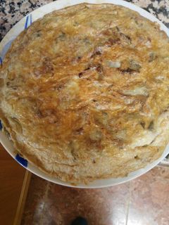 Una foto de Tortilla de alcachofas