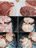 Chuletas de cerdo en mi freidora de aire clean