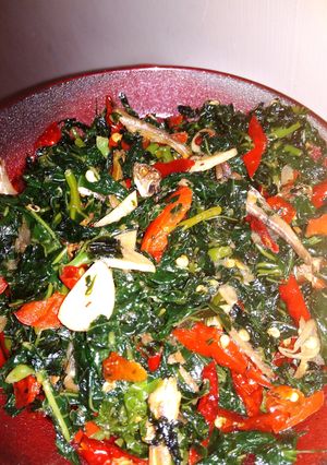Foto resep Tumis daun pepaya n teri