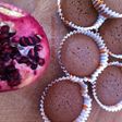Muffin con harina de arroz y jugo de granada/ Muffin con farina di riso e succo di melograno