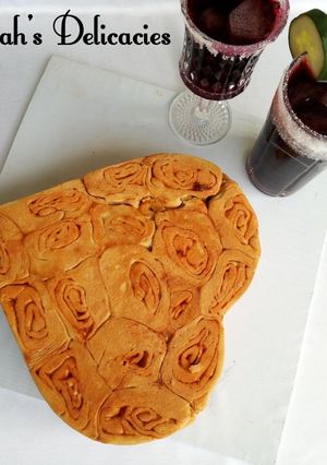 A picture of Potatoes Swirl Bread.