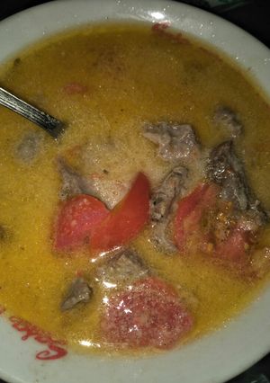 Foto resep Soto betawi (soto daging kuah santan)