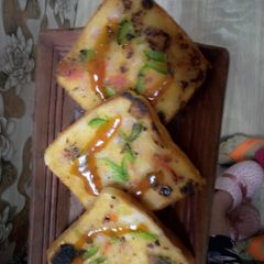 A picture of Bread piza.