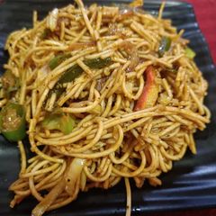 Vegetable noodles A picture of Vegetable noodles.