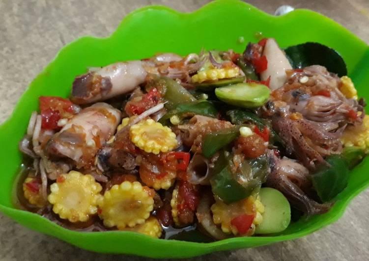 Bumbu Cumi Balado Petai | Resep Membuat Cumi Balado Petai Yang Bikin Ngiler