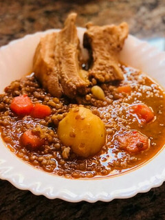 Una foto de Lentejas con costillas (especial de mi abuela)