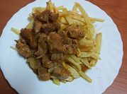 Una foto de carne avecrem