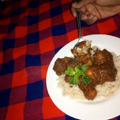 A picture of Spiced cauliflower curry #vegetariancontest.