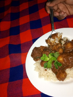 A picture of Spiced cauliflower curry #vegetariancontest.
