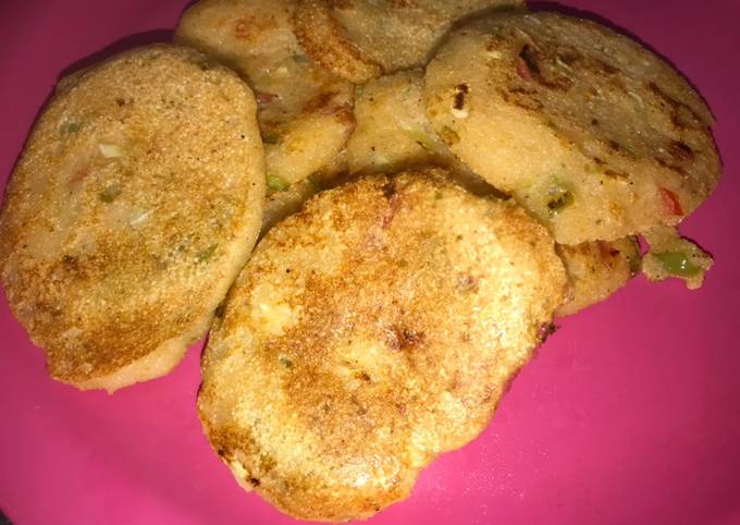 Recipe of Speedy Sooji Pan Cake