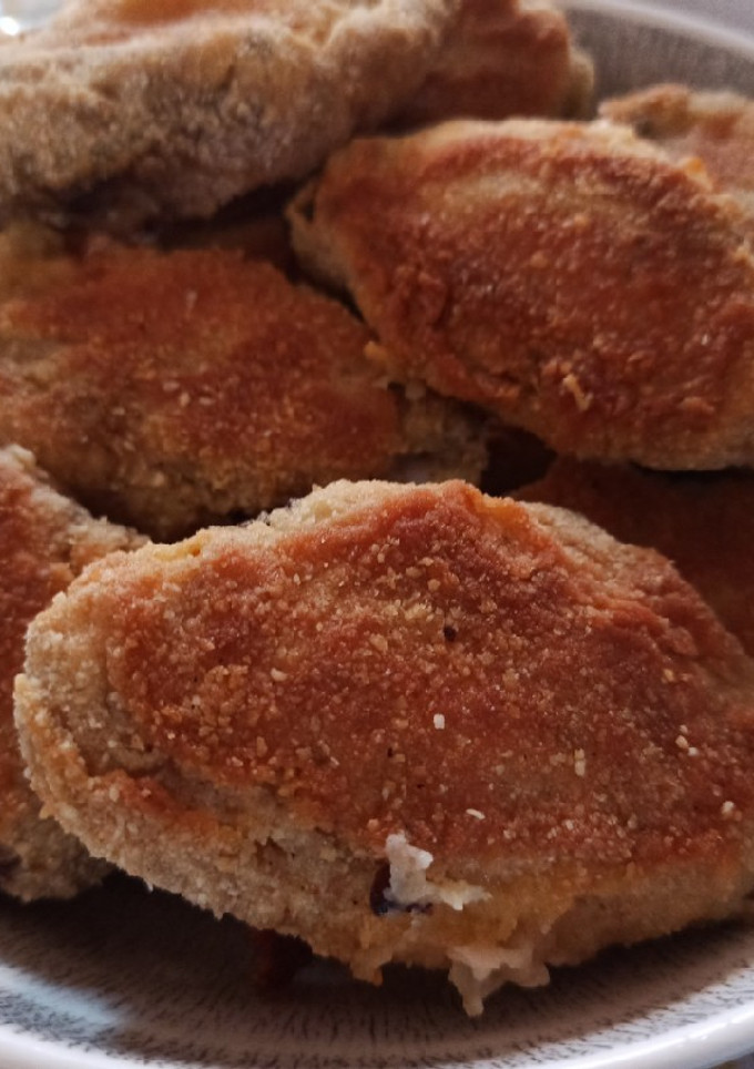 Una foto de Milanesas de alitas de pollo al horno