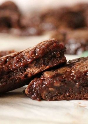 صورة لوصفة براونيز لذيذ وسهل 🍪☕