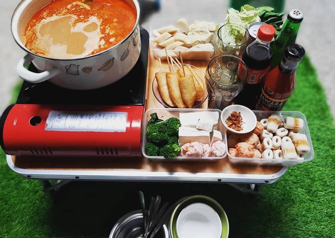 Cara Gampang Menyiapkan Soup tomyam ala XO suki yang Menggugah Selera